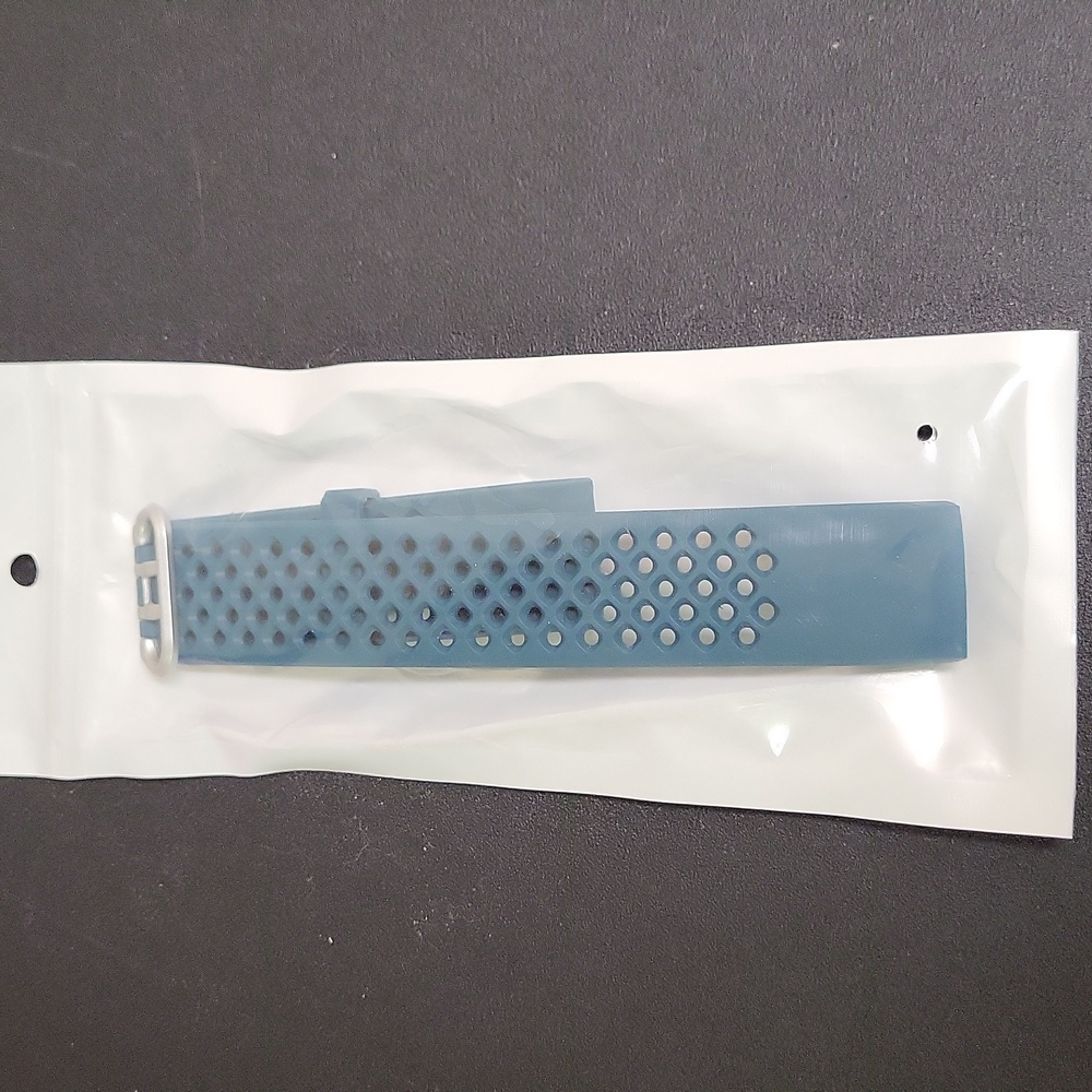 NWT, Fitbit Charge 3 & 4 Blue Slate Silicone Watch Band